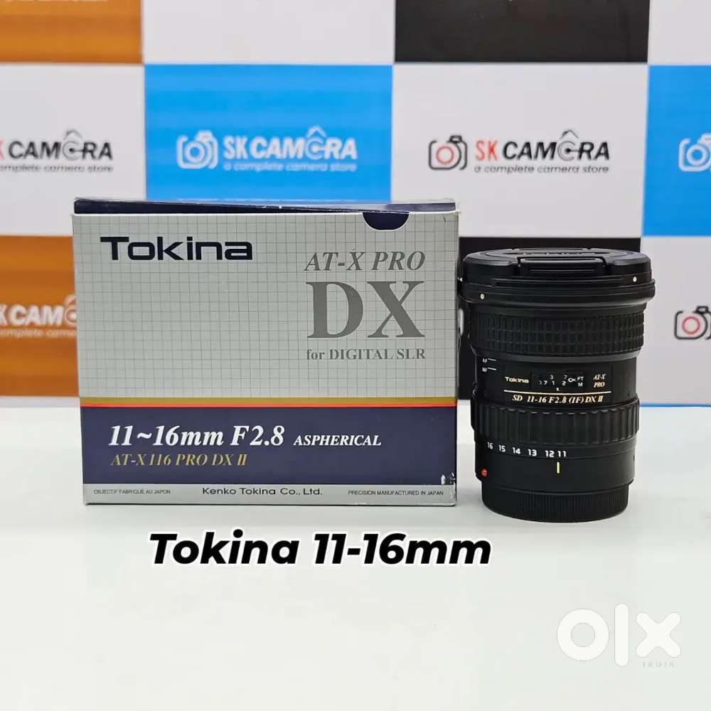 Tokina AT-X Pro 11-16mm f/2.8 (IF) DX II Ultra For APS-C DSLR Cameras.