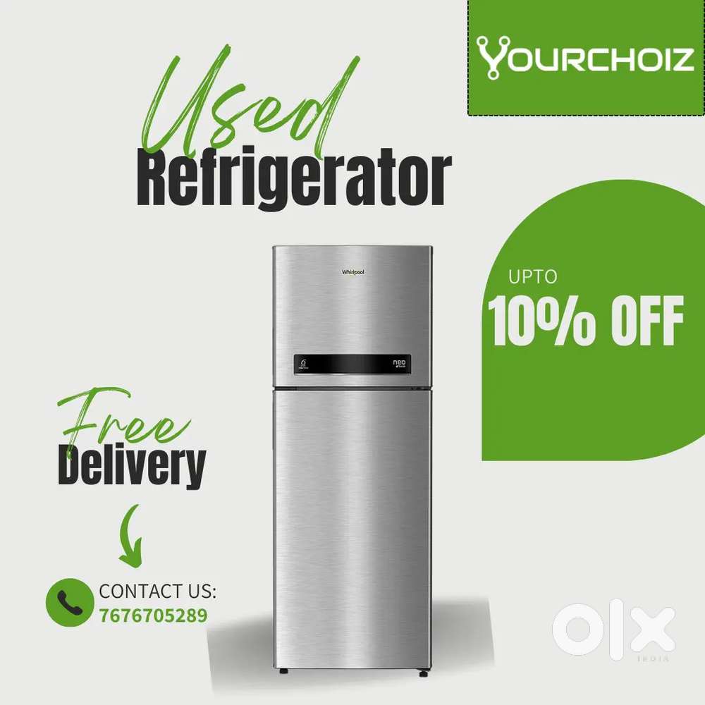 Whirlpool double door refrigerator with 10%off