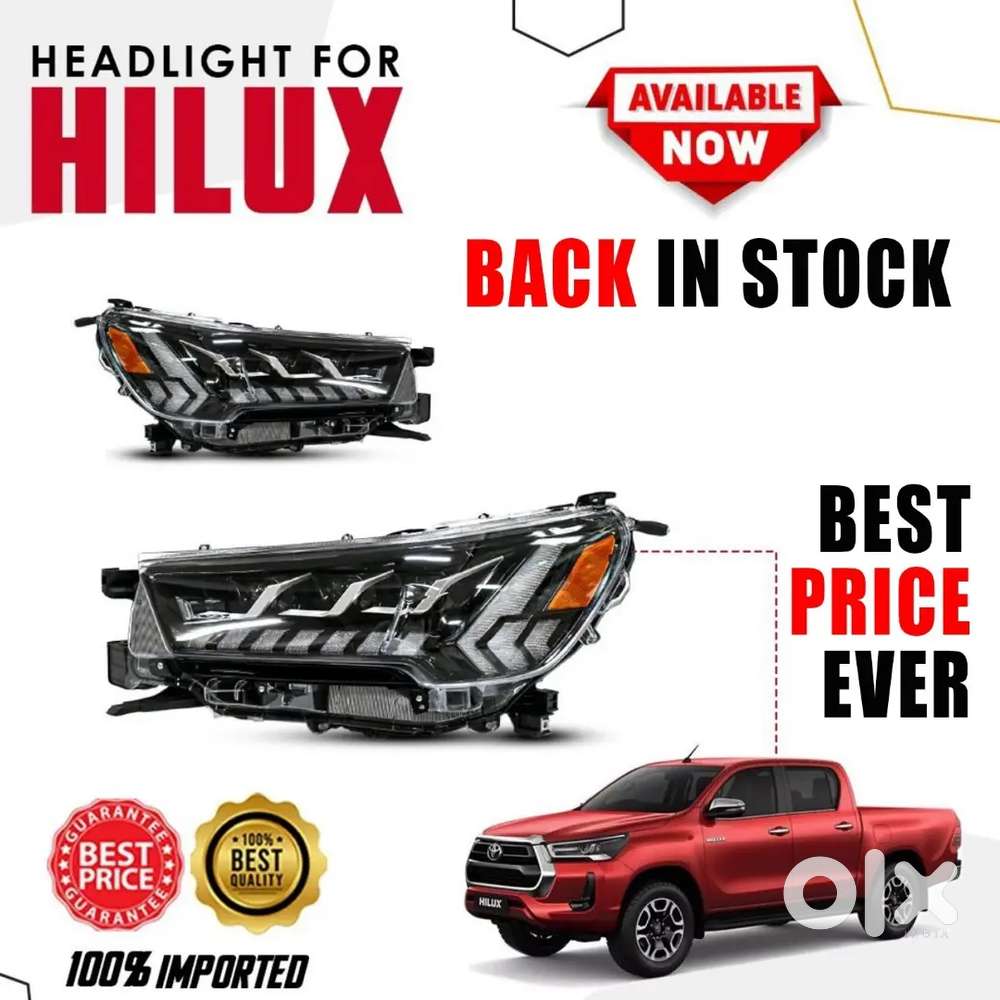 Toyota Hilux complete led headlamps