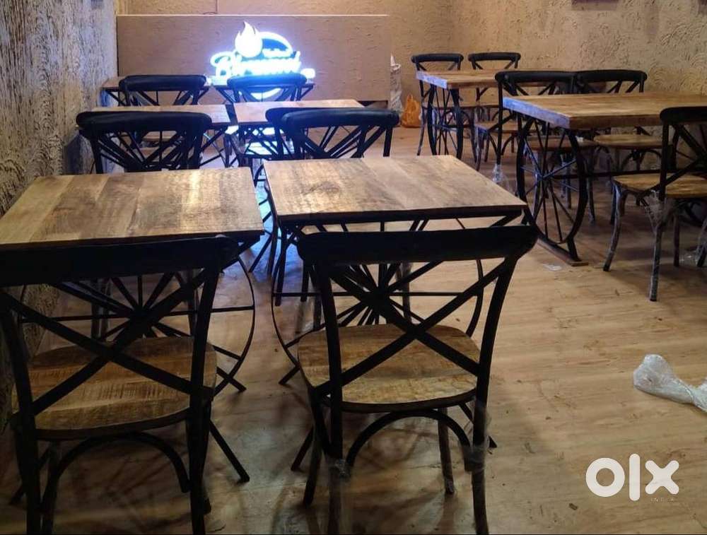 Brand new metal & wooden Restaurant chairs & Tables .exclusive range .