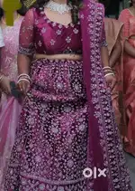 Wedding lehenga. Grand stone work lehenga. Rich lehanga