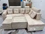 L shape sofa set brand new