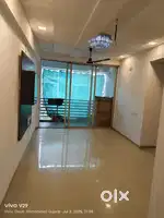 Available 2 bhk semi furnished flat for sell in chandkheda