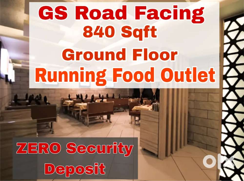 GS Road Facing Ground Floor Running Food Outlet