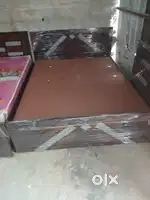 Brand new Assam teak wood and partical play wood bed without storage