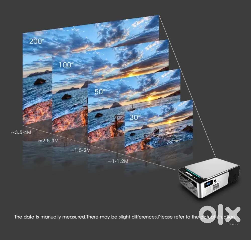 T6 full hd 3d 4k smart wifi Android portable projector