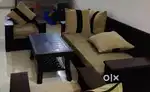 Sofa set with plastic table