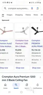 Crompton aura ceiling fan