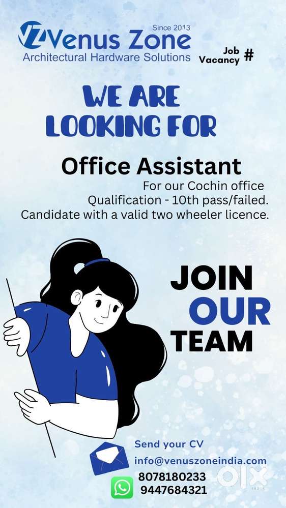 Office Assistsnt ( Male)