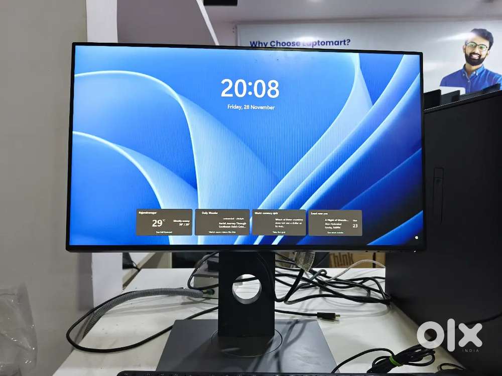 Dell 24 Inches Ips Display Monitor Hdmi And Dp Cable