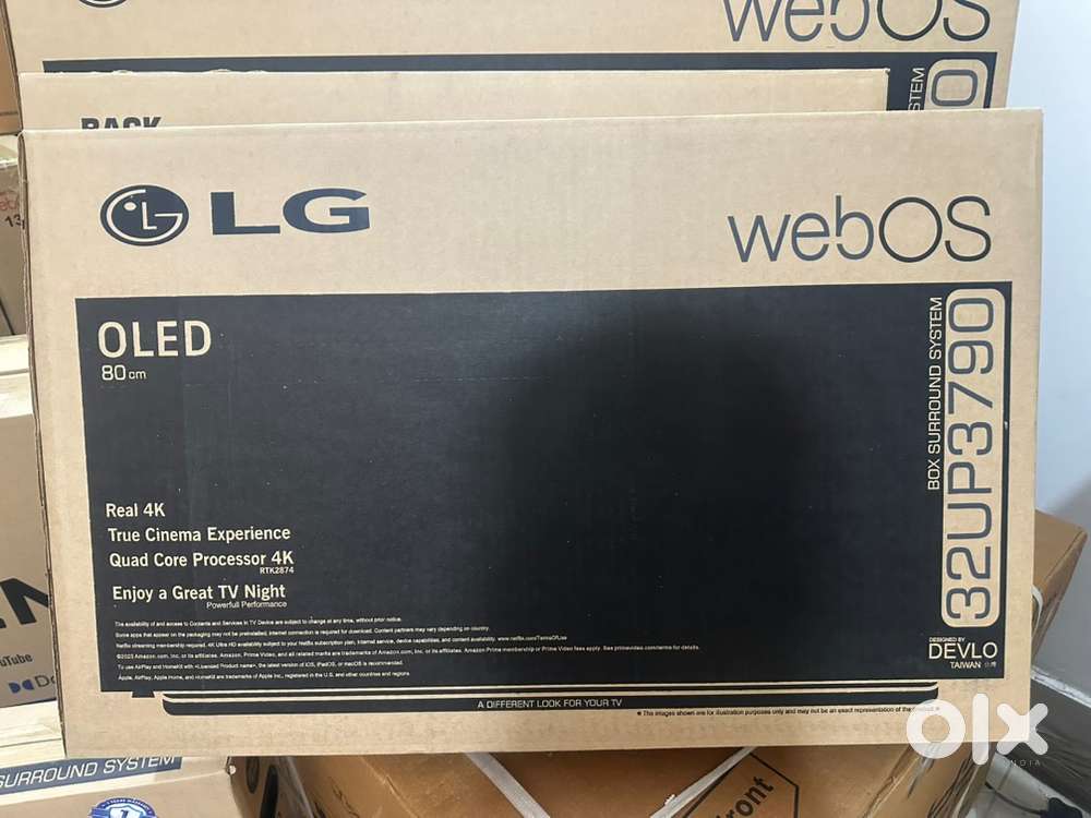 32 inch lg webos 5g connected with 3 years warranty onsite