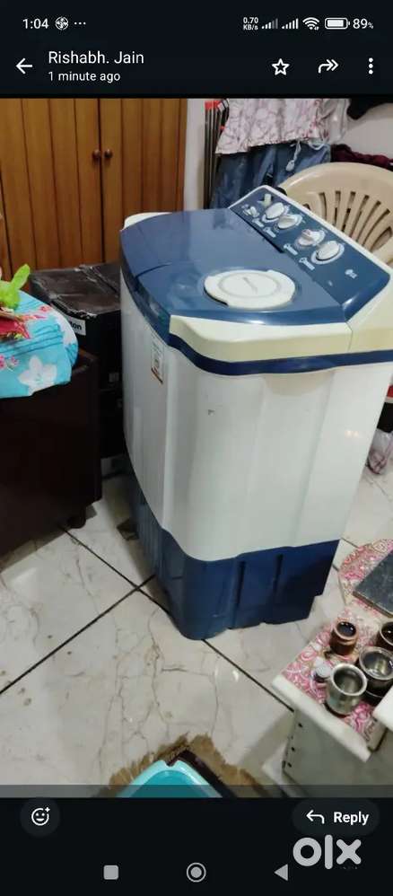 Semi automatic washing machine