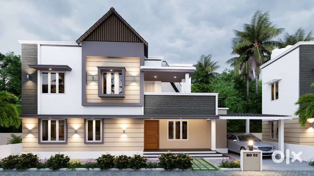 PALAKKAD TOWN!58 LAKH 3 BHK VILLAS FOR SALE