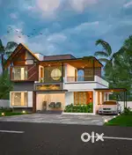 3BHK IDAM  VILLA  1700sq.ft IN 7 CENT@ Hs jn, adoor and Paranthal