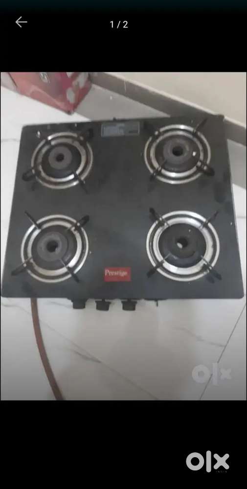 Gas stove 4 burner working condition