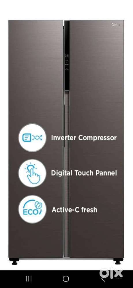 Brand Midea / Model Refrigerator (Side by Side) / Age 2 Year Old