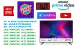 50 INCH SMART LED INBUILT VOICE COMMAND REMOT @ 21,999/- ONLY