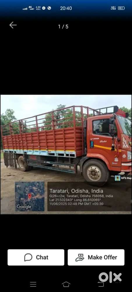 Driver for 6 wheeler eicher