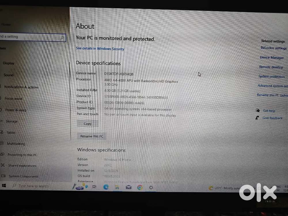CPU AMD APU COMPUTER