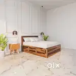 The 3 bhk Semi Furnished ground floor flat for rent