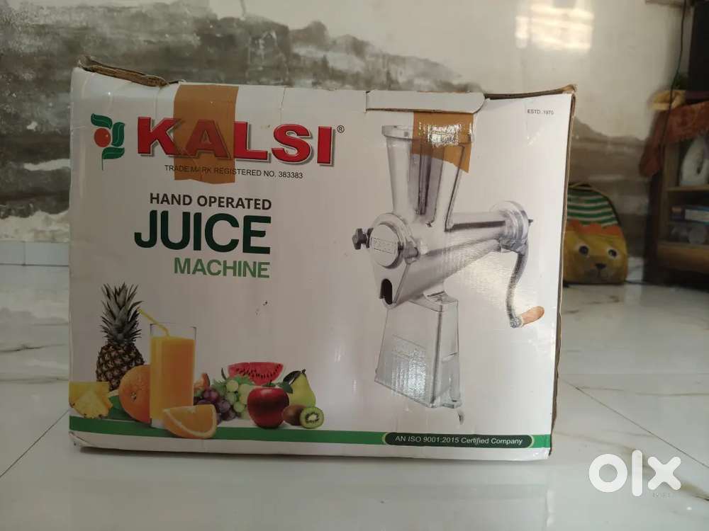 New Santara juice machine . One time also didn't use