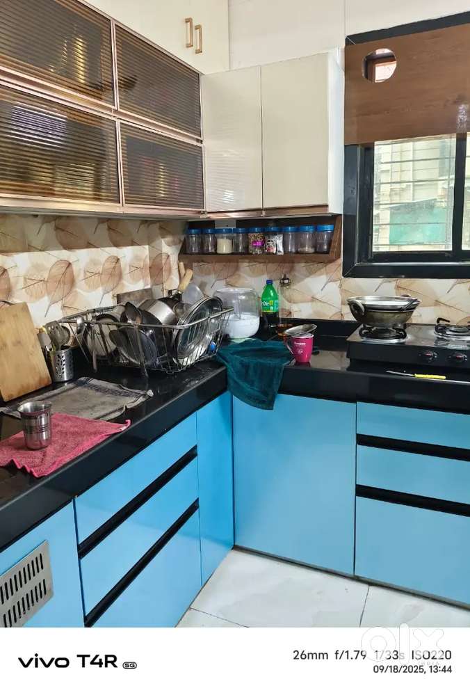1 bhk flat rent available Sami furnished Kharghar sector 20