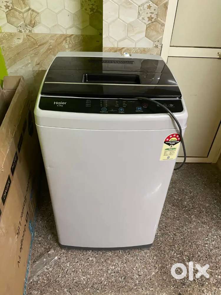 Selling haier 6.5 kg top load fully automatic 5 star washing machine