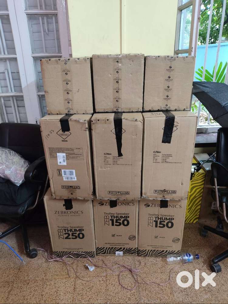 Zebronics Thump 150 & 250 trolley speakers