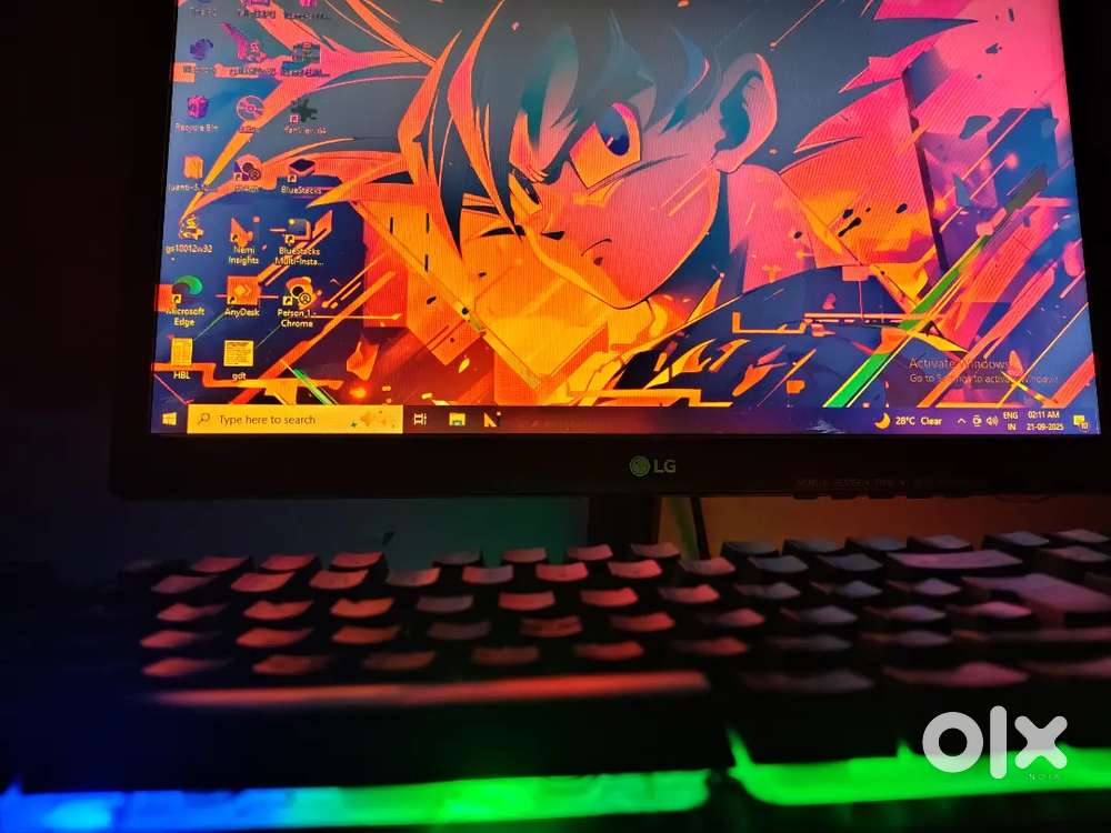 Budget gaming + working pc  8GB RAM  256GB SSD  Graphics  Moniter