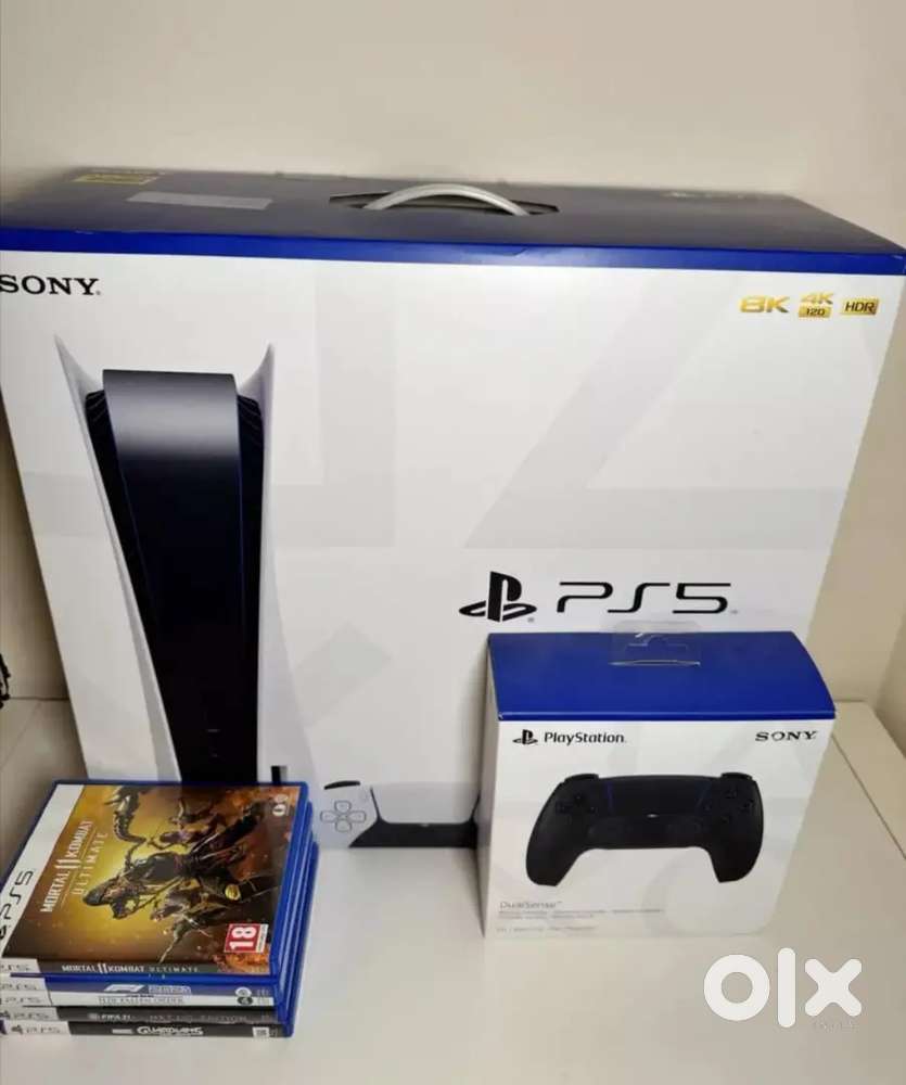 Sony PlayStation 5 Disc+ controller + 5 games (825GB)