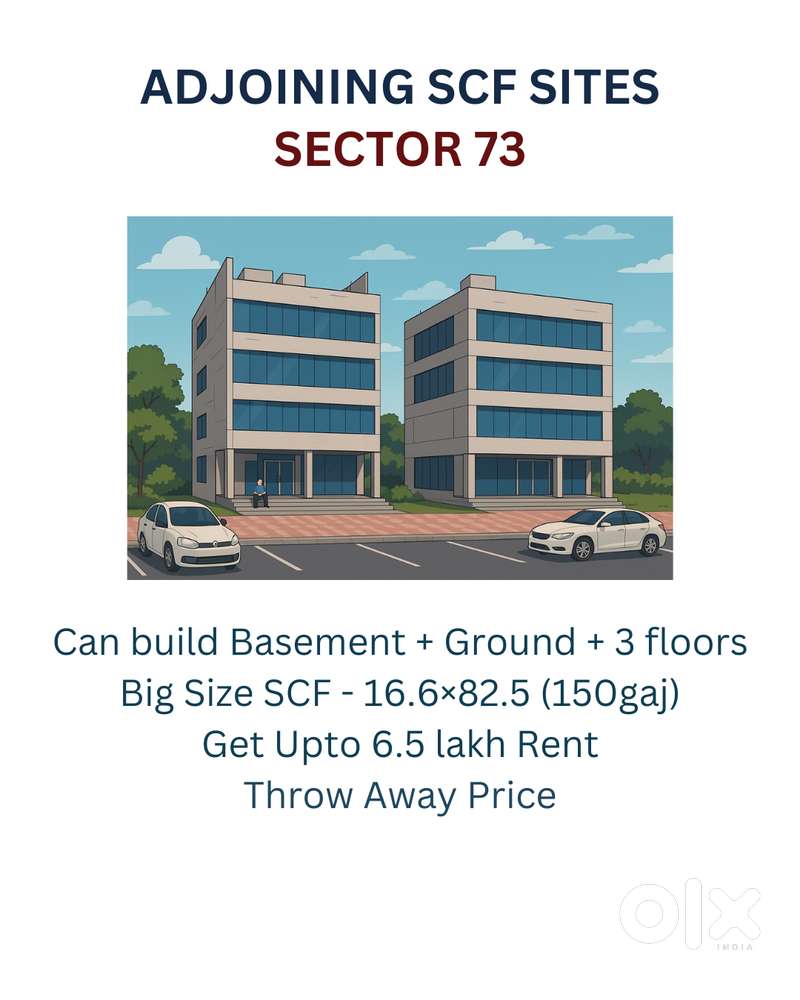 Two adjoining commercial showroom sites (150 sq.yds each)