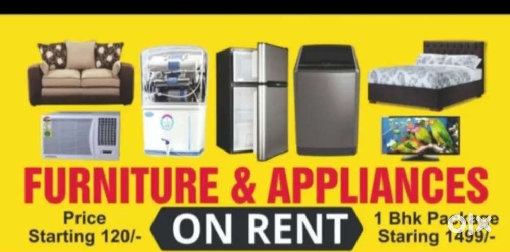 Furniture appliances On RENT