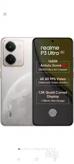 P3 Ultra 5G (Glowing Lunar White, 256 GB) (8 GB RAM)