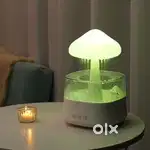 Rain Humidifier Mushroom Table Lamp