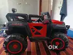 Kids charging jeep