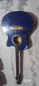Guitar blue  colour perfect condition