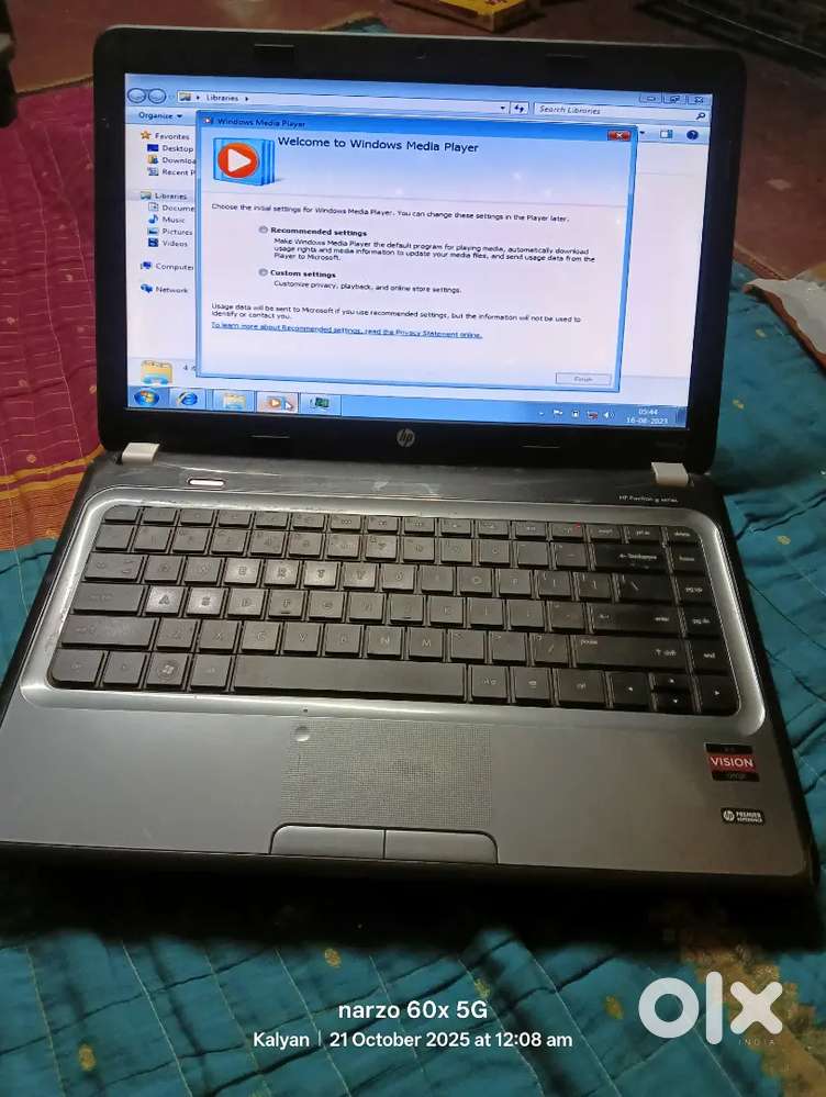 HP Pavilion g4 Laptop – 6GB RAM – With Charger (No HDD)