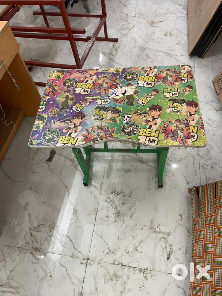 Study table and chair with ben 10 design