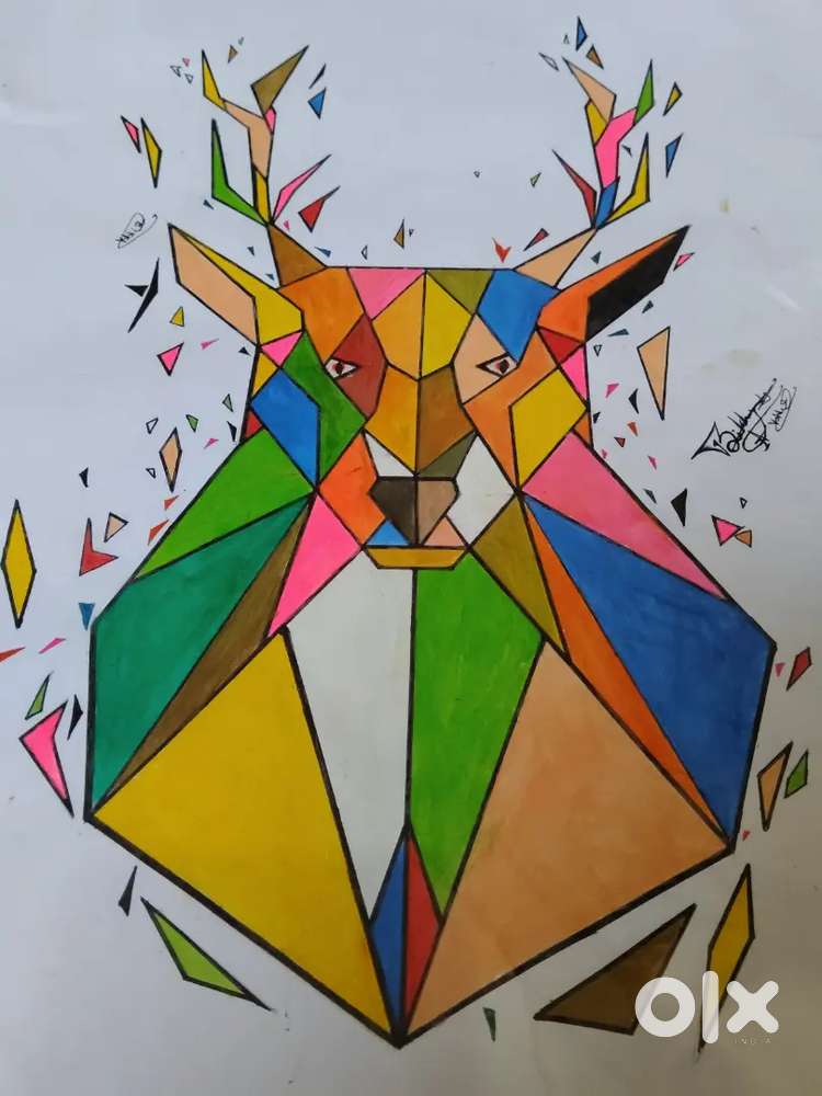 I make all types of handmade paintings –contact in insta  __arttrovert