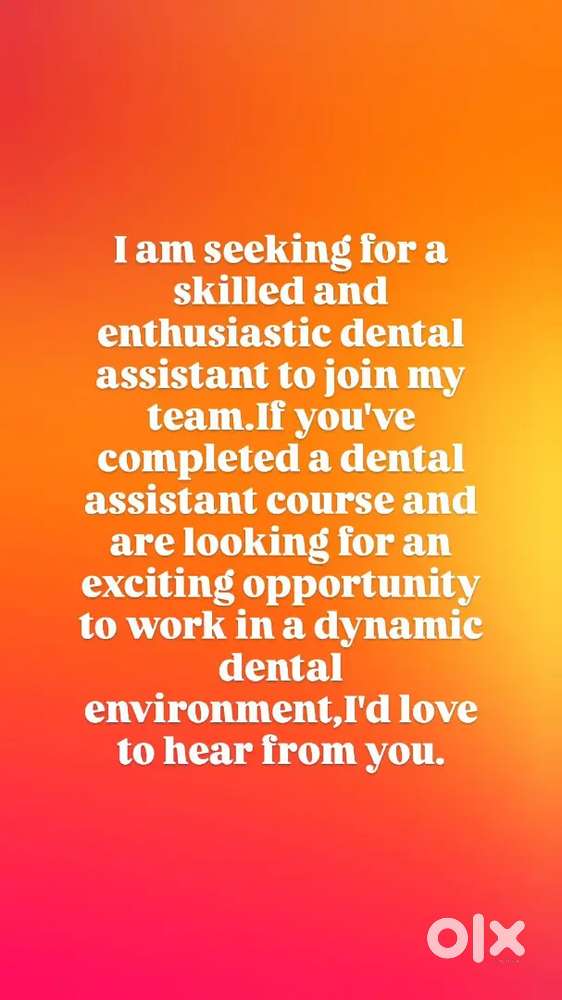 Dental assistant