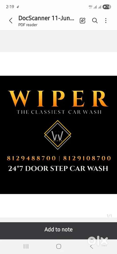 Sales staff for car wash