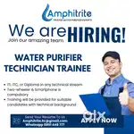 WE'RE HIRING – Water Purifier Technician Trainee