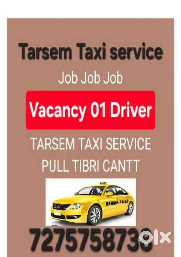 Driver job tarsem taxi service