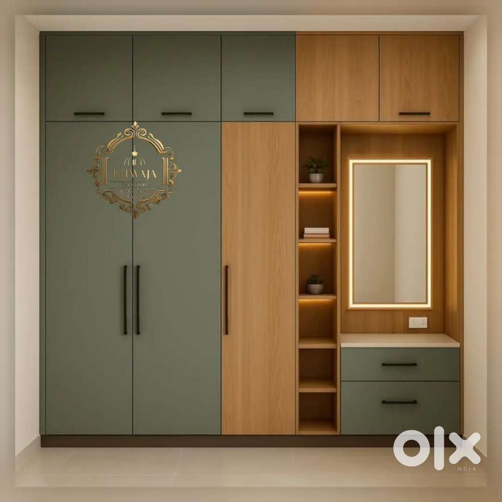 Khwaja furniture. Luxury wardrobe. Bajaj finance available