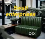 New cafeteria sofa couch lounge sofa restaurant cafe furniture