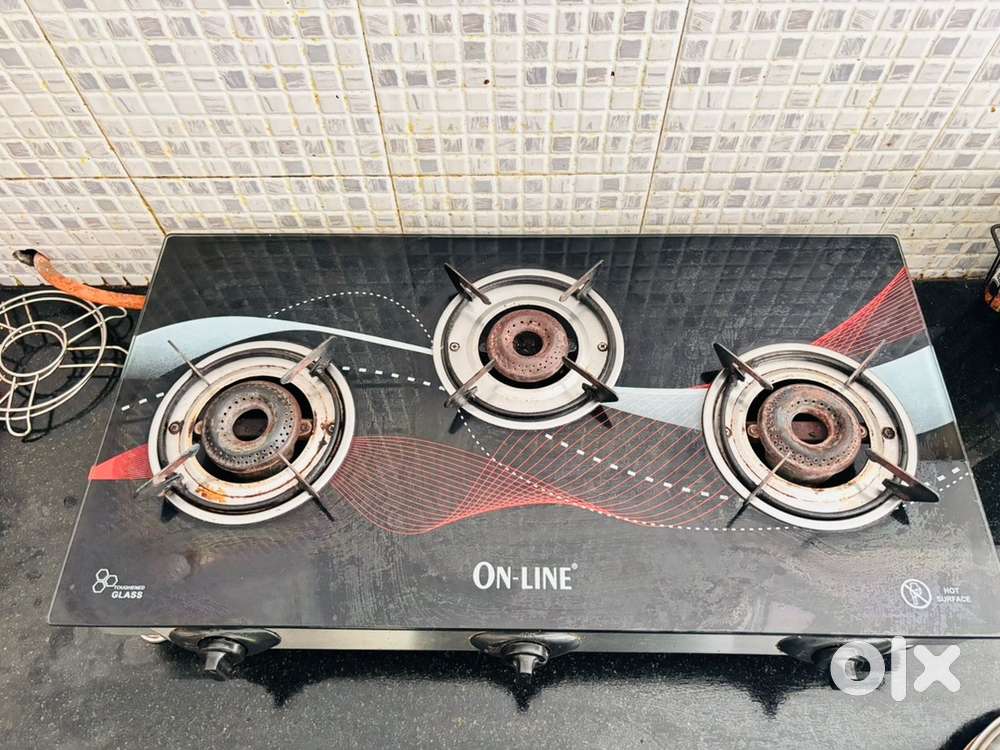 3 burner stove