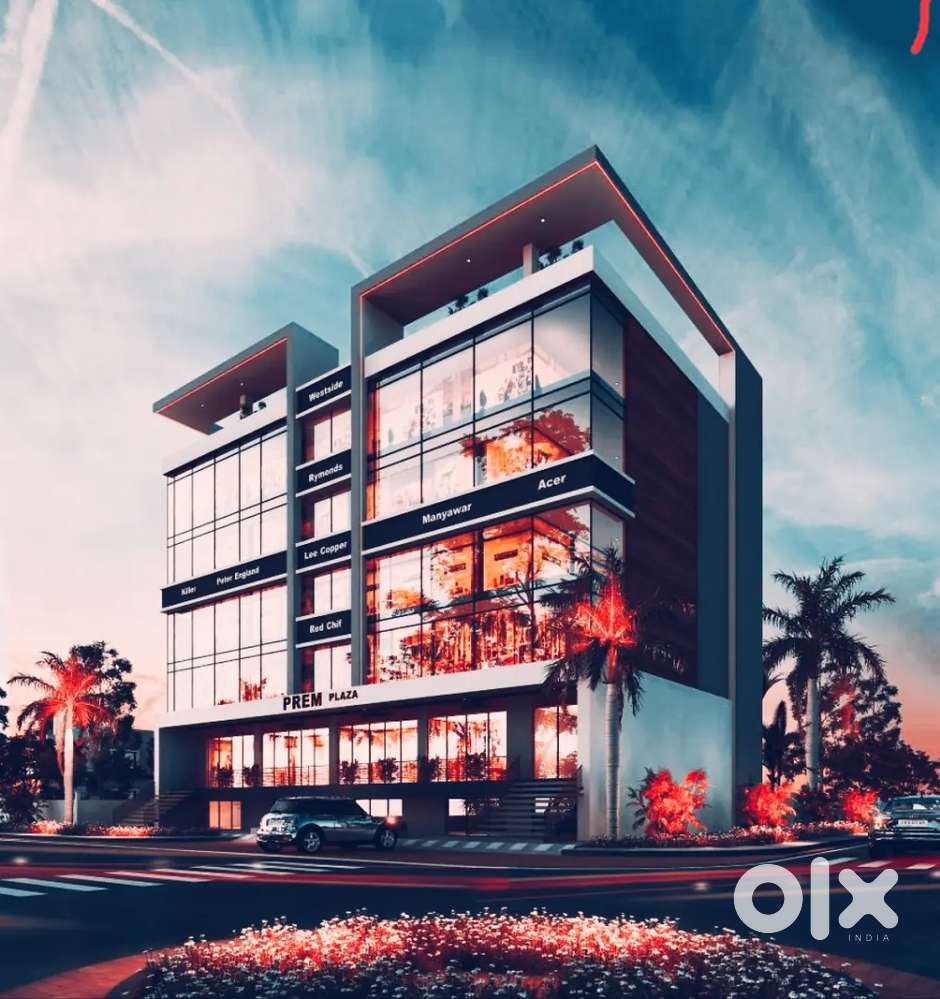 Lower ground floor road facing showroom space for sale