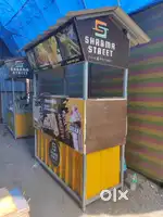 Cart shop of Sandwich and spiral potato