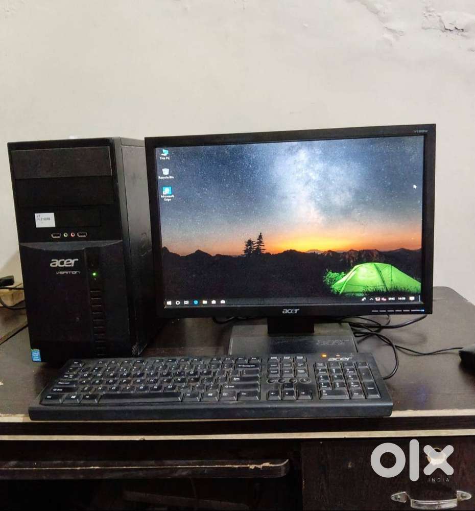 computer pc 1000 GB, RAM 8 GB ,64 GB SSD With Acer 19 inch monitor