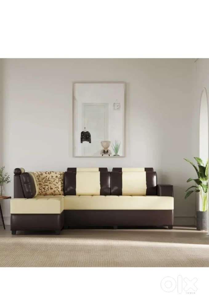 L sofa set with 6 pillow